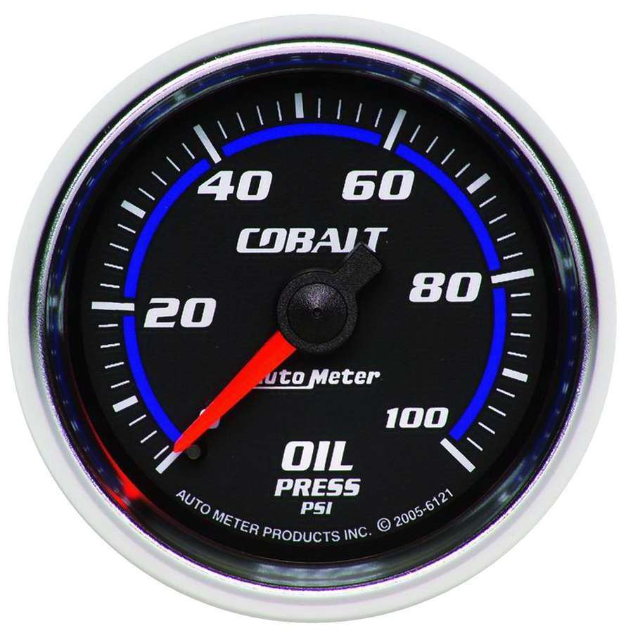 Manomètre de pression d'huile 2-1/16 po C/S 0-100 psi
