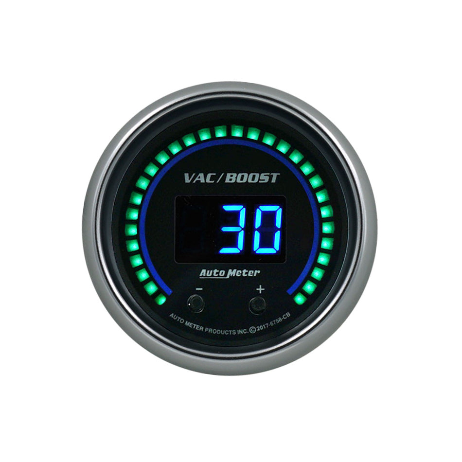 Manomètre de vide/pression de suralimentation Elite Digital Série CB 2-1/16