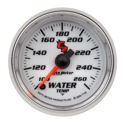 Jauge de température d'eau 52mm C2/S 100-260