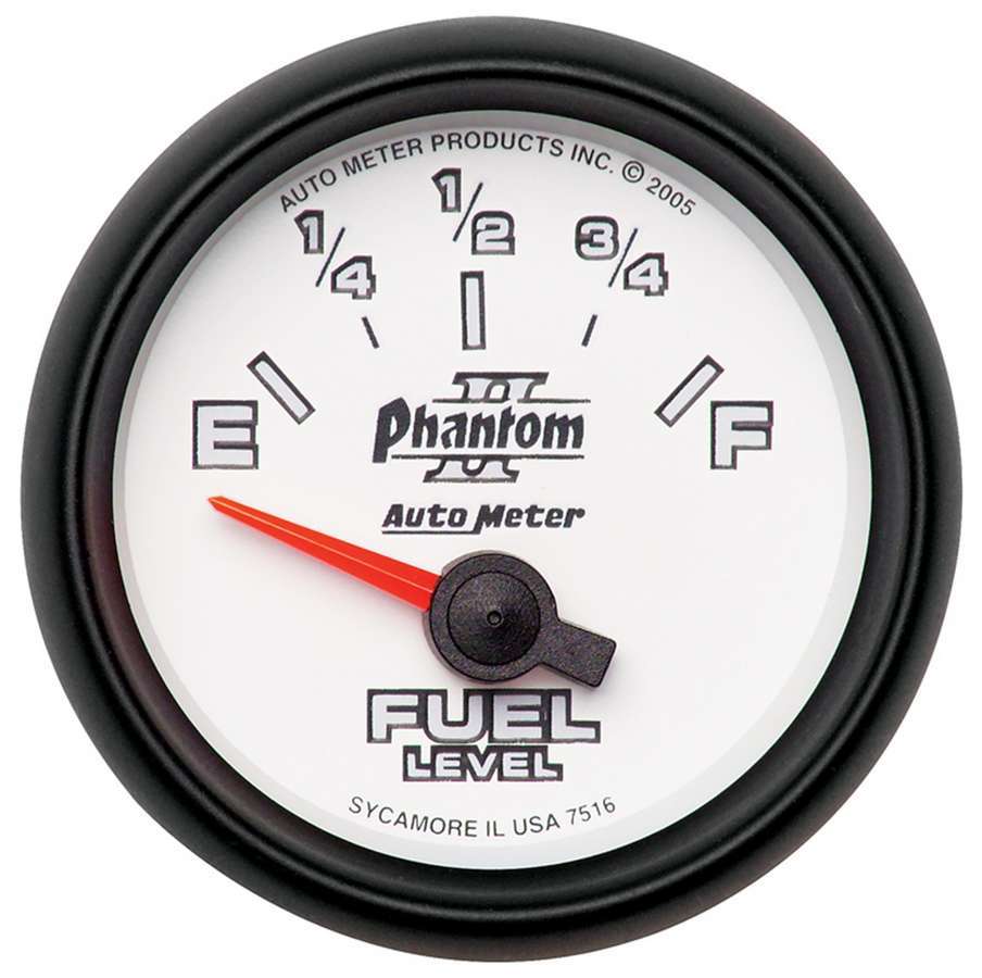 Manomètre de niveau de carburant P/S II de 2-1/16 po 240-33 ohms