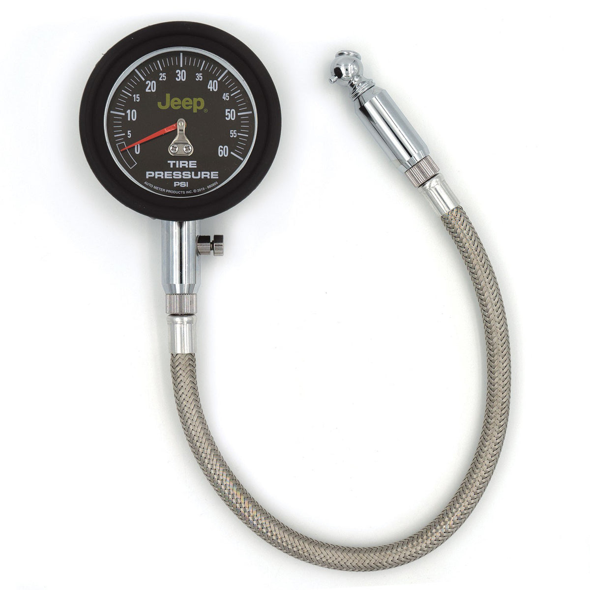 Manomètre de pression des pneus 0-60 Psi avec logo Jeep
