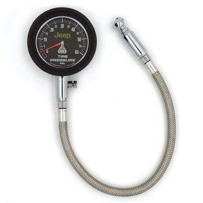 Manomètre de pression des pneus 0-60 Psi avec logo Jeep