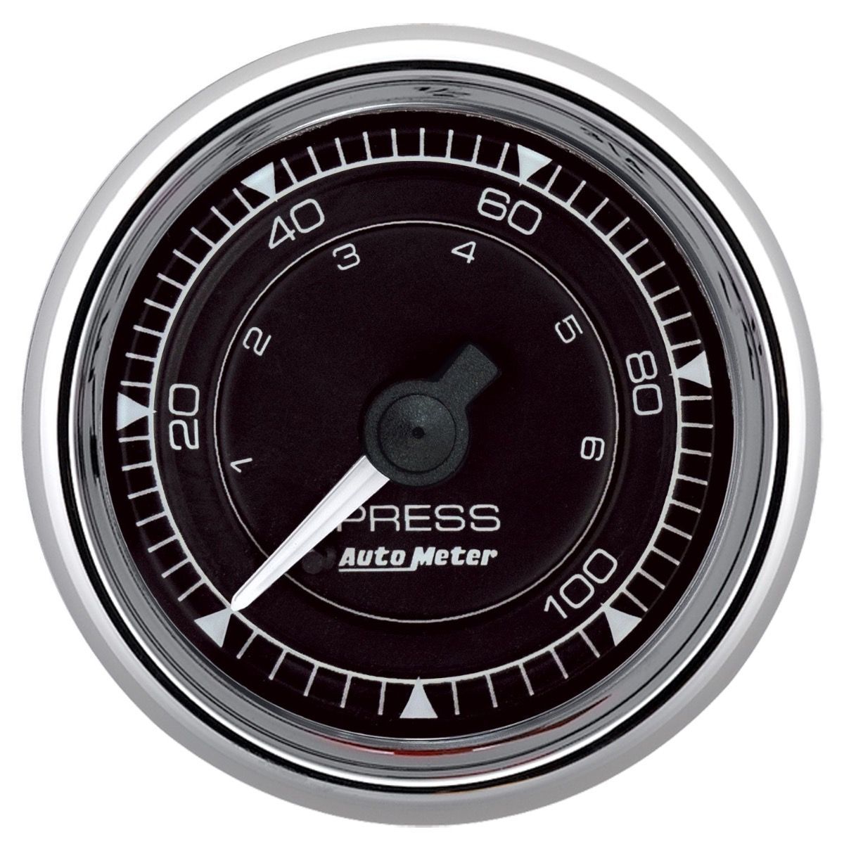 Manomètre de pression Chrono Chrome 2/16 0-100 PSI