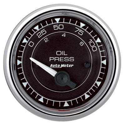 Manomètre Chrono Chrome 2/16 Pression 0-100PSI