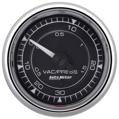 Jauge Chrono Chrome 2/16 Vac/Boost 30HG/30PSI