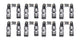 BBC Solid Roller Lifter Set .904  On-Center