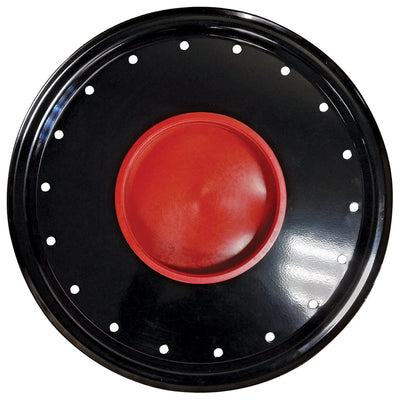 Cache-roue noir, style « Full Metal Jacket »