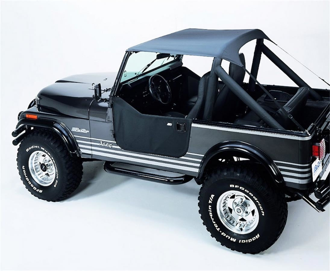 Bikini traditionnel Jeep CJ7 76-86 anthracite