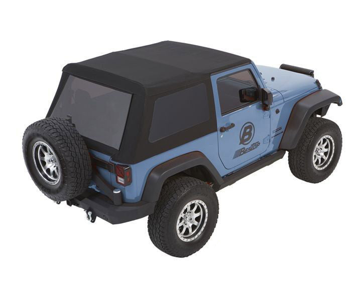 Trektop NX Glide sergé noir 07- Wrangler 2 portes