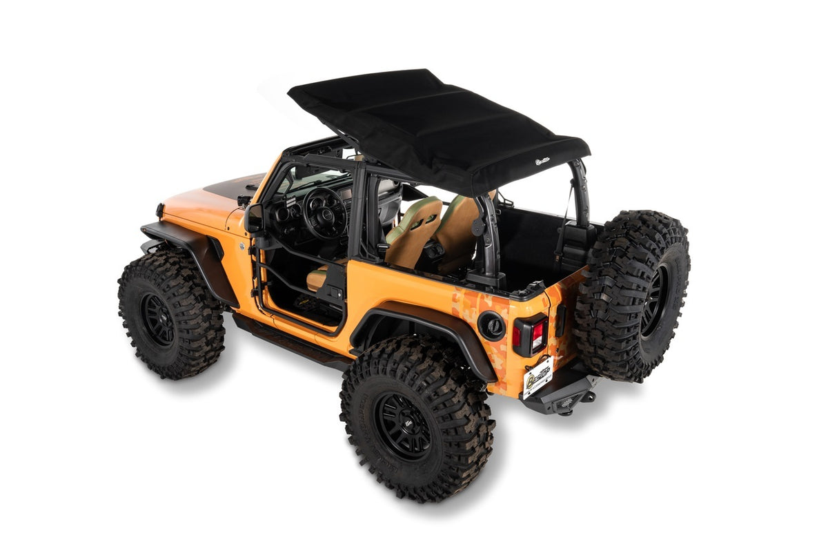18- Jeep Wrangler JL 2Dr Trektop Glide Twill noir