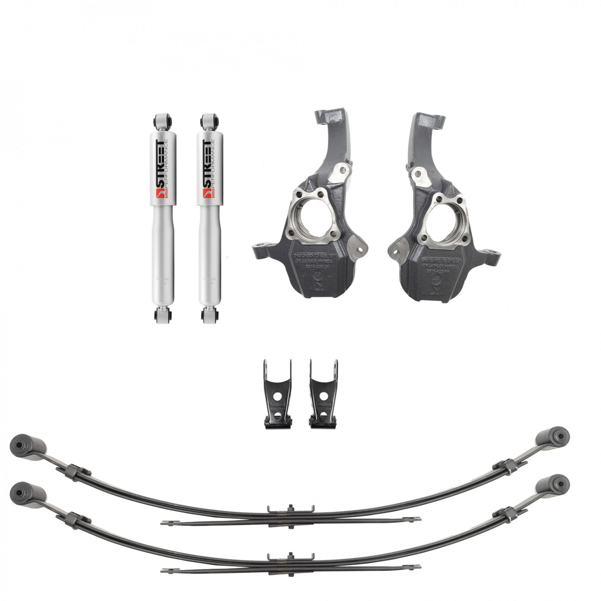 Kit d'abaissement 2 po avant/4 po arrière GM P/U 1500 19-