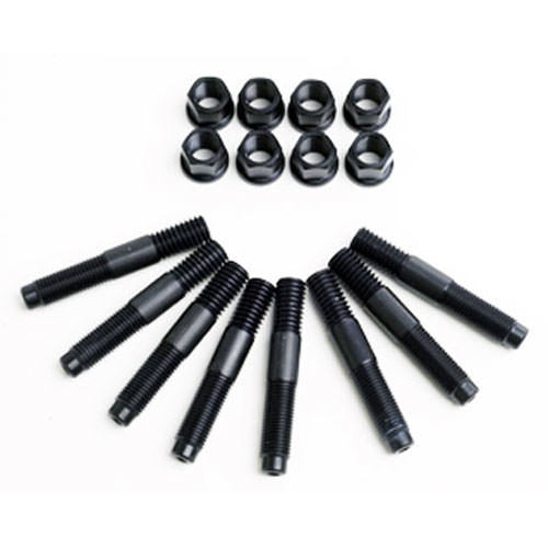 Kit goujons de soufflante en aluminium anodisé noir (8 mcx)