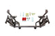 K-member pour Mustang 05-14, moteur abaissé de 1/2 po