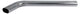 Tuyau d'échappement ovale 3 x 36