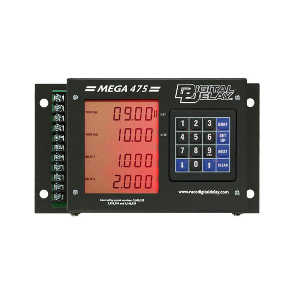 MEGA 475 Delay Box sans cadran - Noir/Rouge