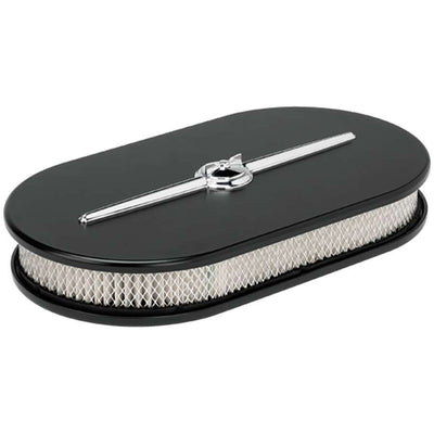 Filtre à air ovale grand profilé noir