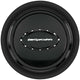 Horn Button Smooth Black Anodized