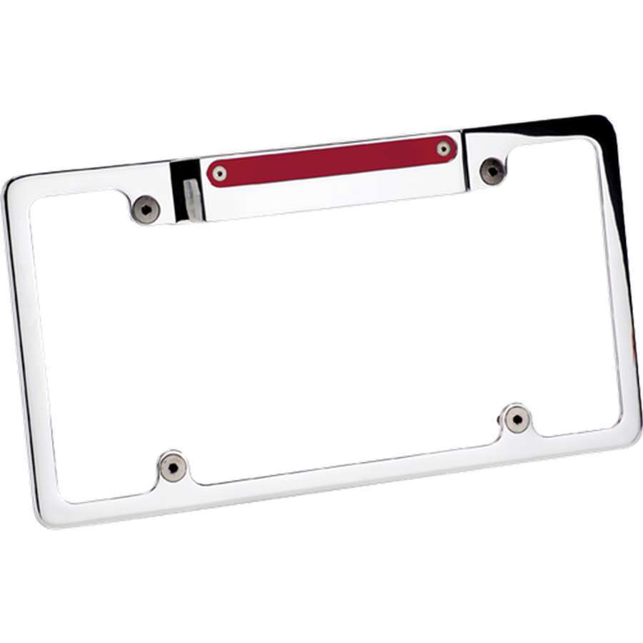 Support de plaque d'immatriculation avec 3e feu stop poli