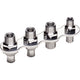 A/C & chauffage, cloison étanche, raccord enfichable, 4 ports