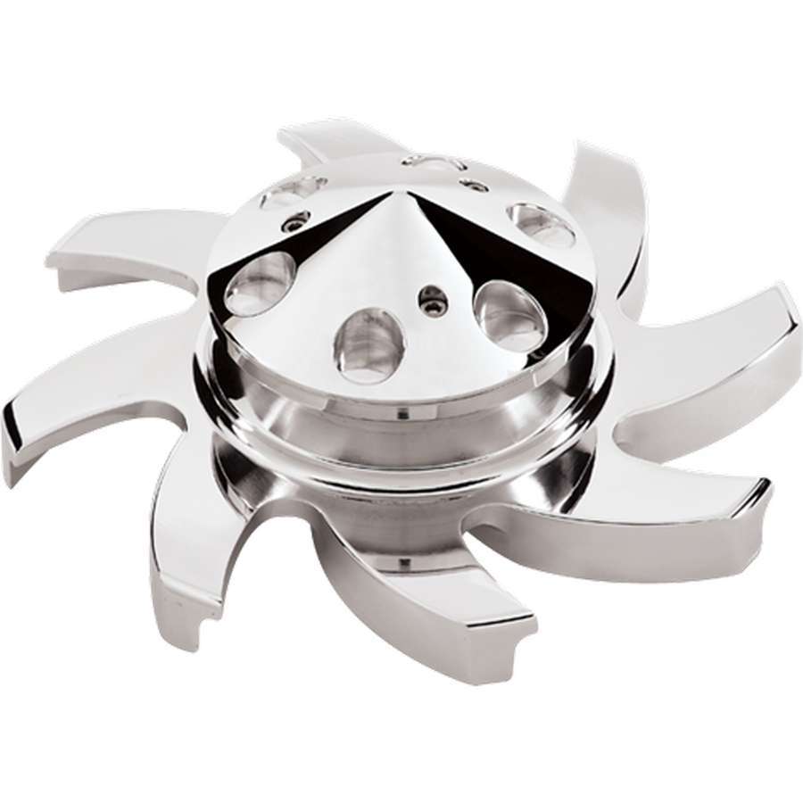 Ventilateur et poulie d'alternateur polis