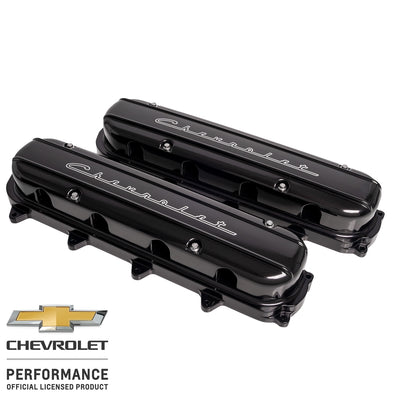 Couvercles de soupapes Gen V LT Chevrolet Script Noir
