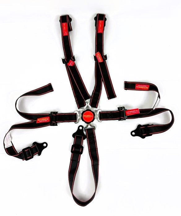 Harnais 5 points Camlock P/U 2 pouces Noir