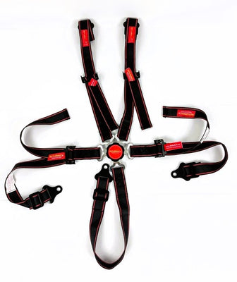Harnais 5 points Camlock P/U 2 pouces Noir