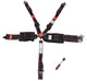 Harnais Elite 5 points Camlock P/U Cliquet noir