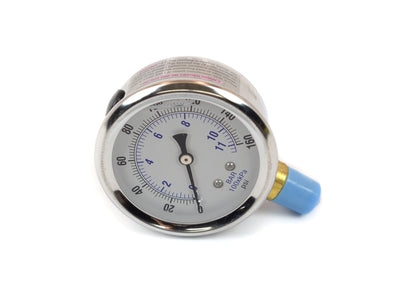 Manomètre Accusump S/S 0-160 psi - Bain d'huile