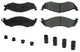 Posi-Quiet Ceramic Brake Pads with Shims and Har