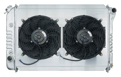 71-73 Mustang Radiator AT 26in Dual 12in Fans