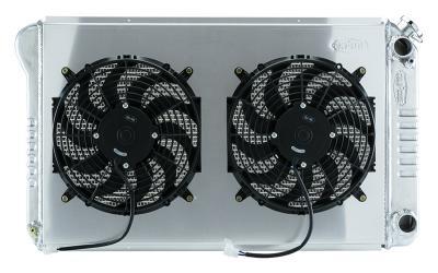 Radiateur 77-87 GM P/U AT 21 pouces, doubles ventilateurs 14 pouces