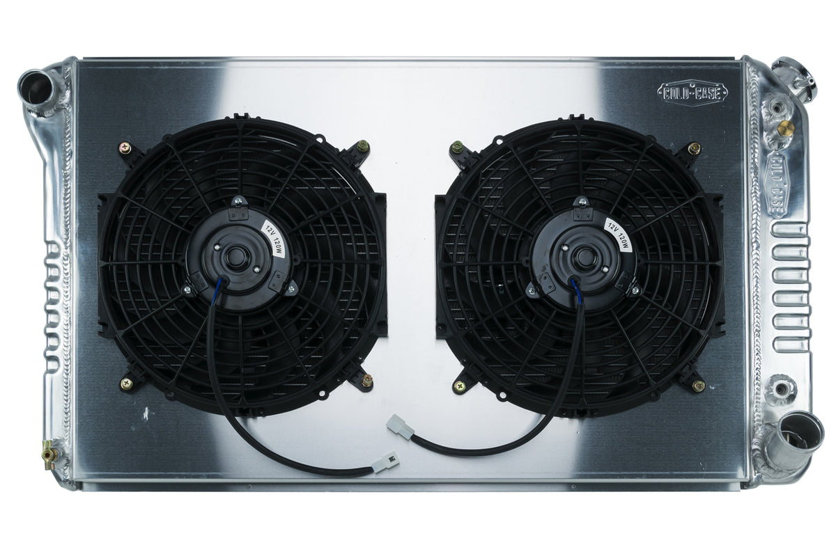 Radiateur et ventilateur de 12 po pour pickup Chevy GMC 67-76