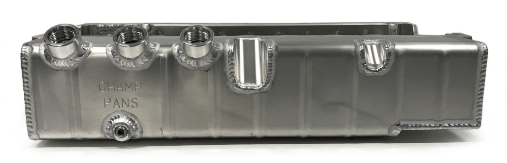 Carter d'huile SBC en alu. 3 orifices toriques, profondeur 4,25 po
