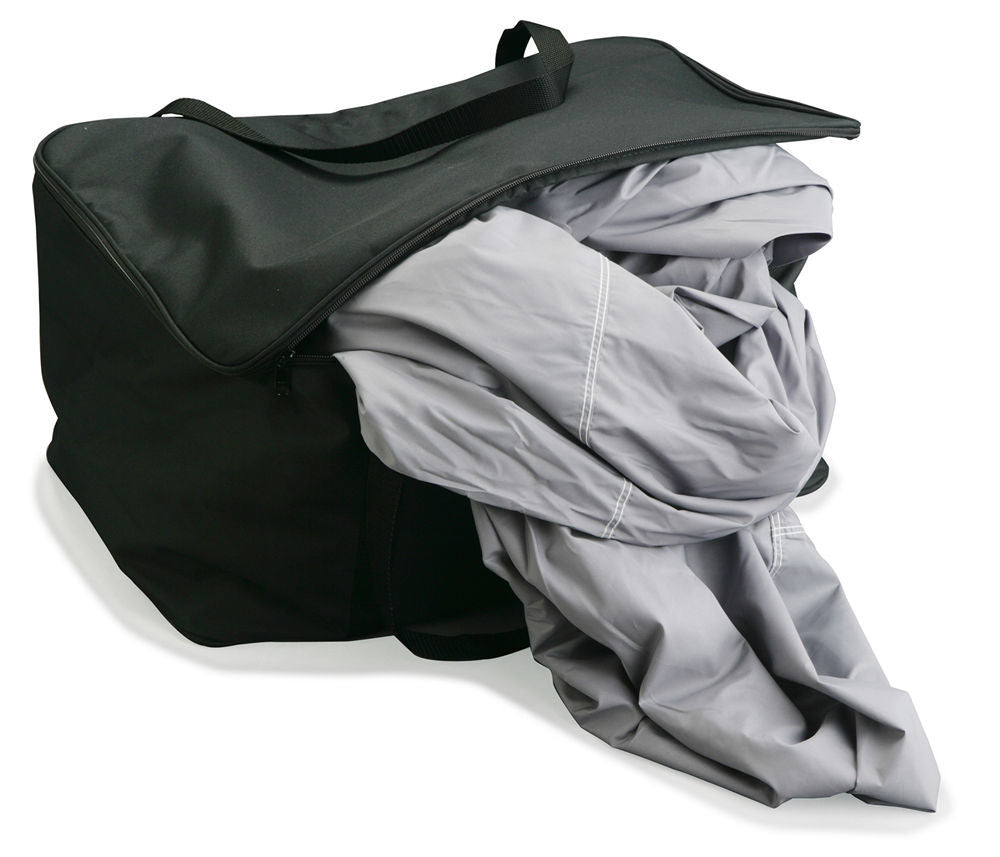 Grand sac fourre-tout zippé noir