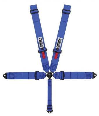Harnais 5 points à clip de descente, boucle 3 pouces, ceinture ventrale 52 pouces