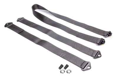 Attaches de sécurité pour châssis d'aileron de sprint car