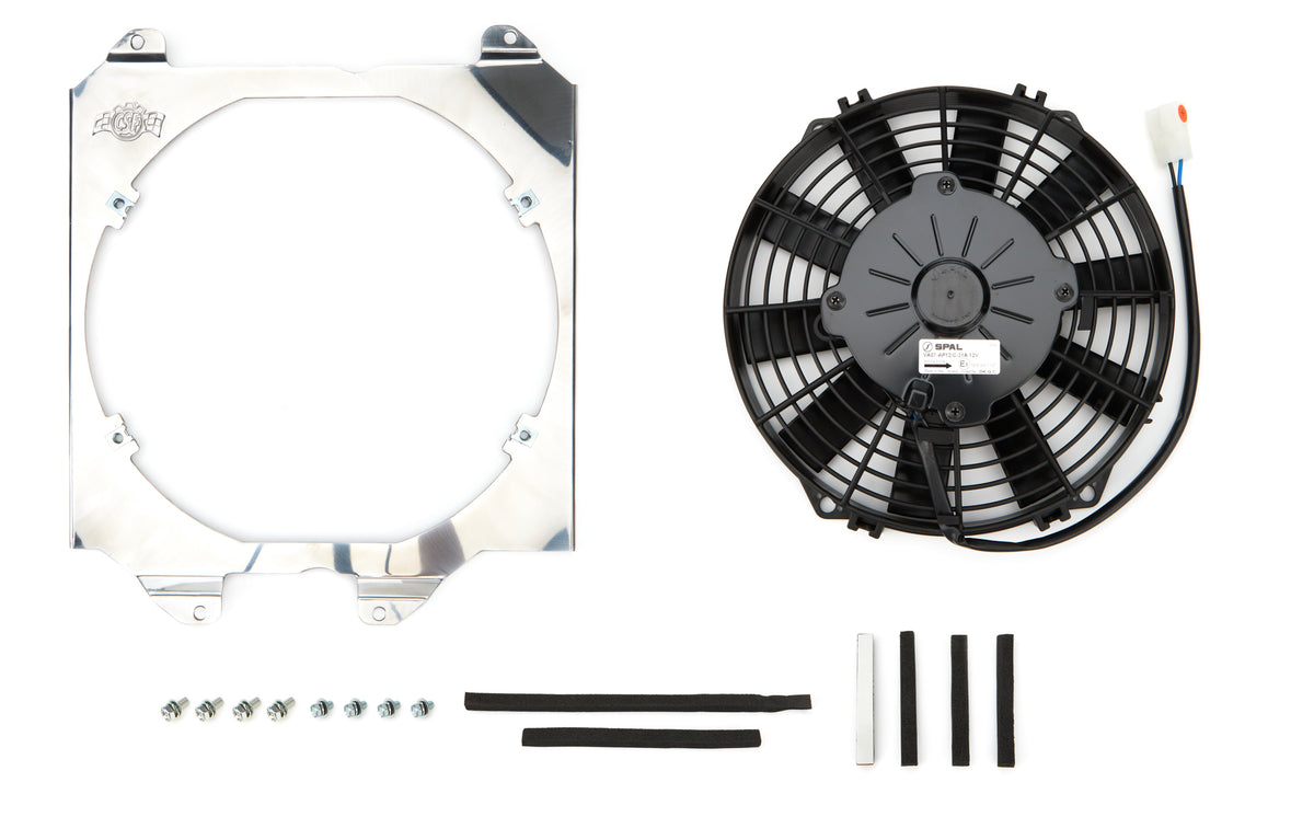 Cache-ventilateur/Ventilateur Civic 92-00 en aluminium