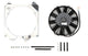 Cache-ventilateur/Ventilateur Civic 92-00 en aluminium