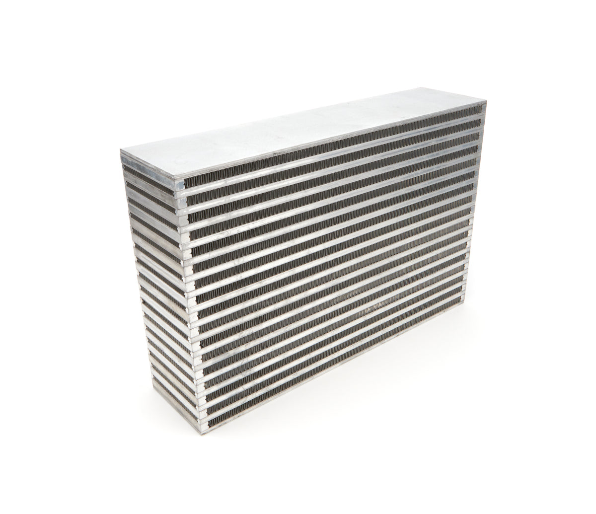 Noyau d'intercooler haute performance à barrettes et ailettes