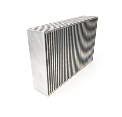 Noyau d'intercooler haute performance à barrettes et ailettes
