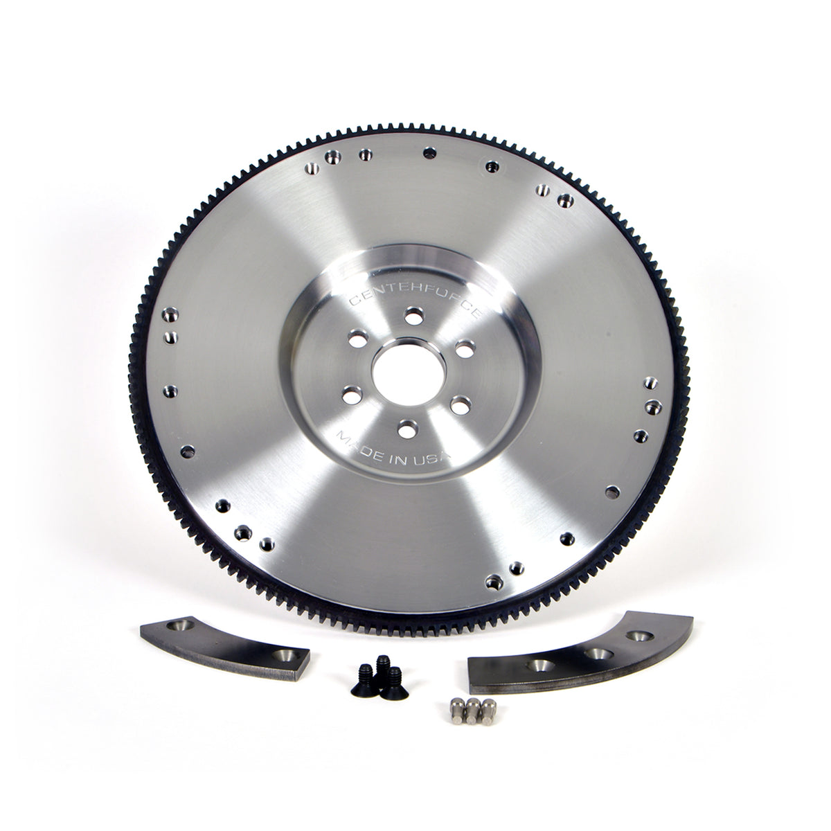 Volant d'inertie en acier SBF SFI 157 dents 28oz équilibrage externe