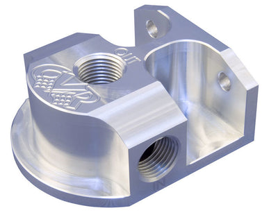 Support de filtre à huile déporté en billette d'aluminium GM