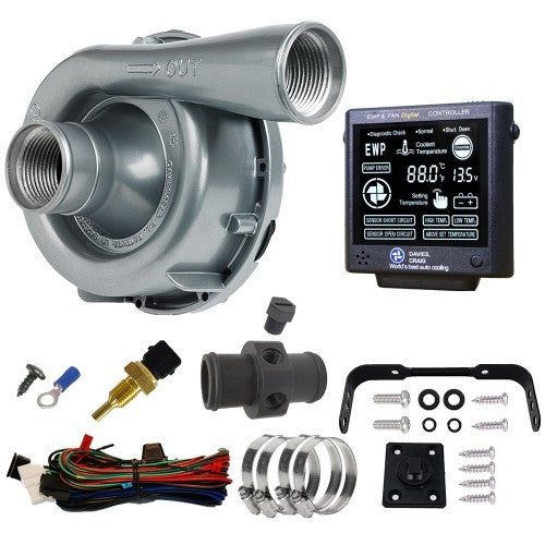 Combinaison pompe à eau électrique télécommandée et contrôleur EWP150 - Argent