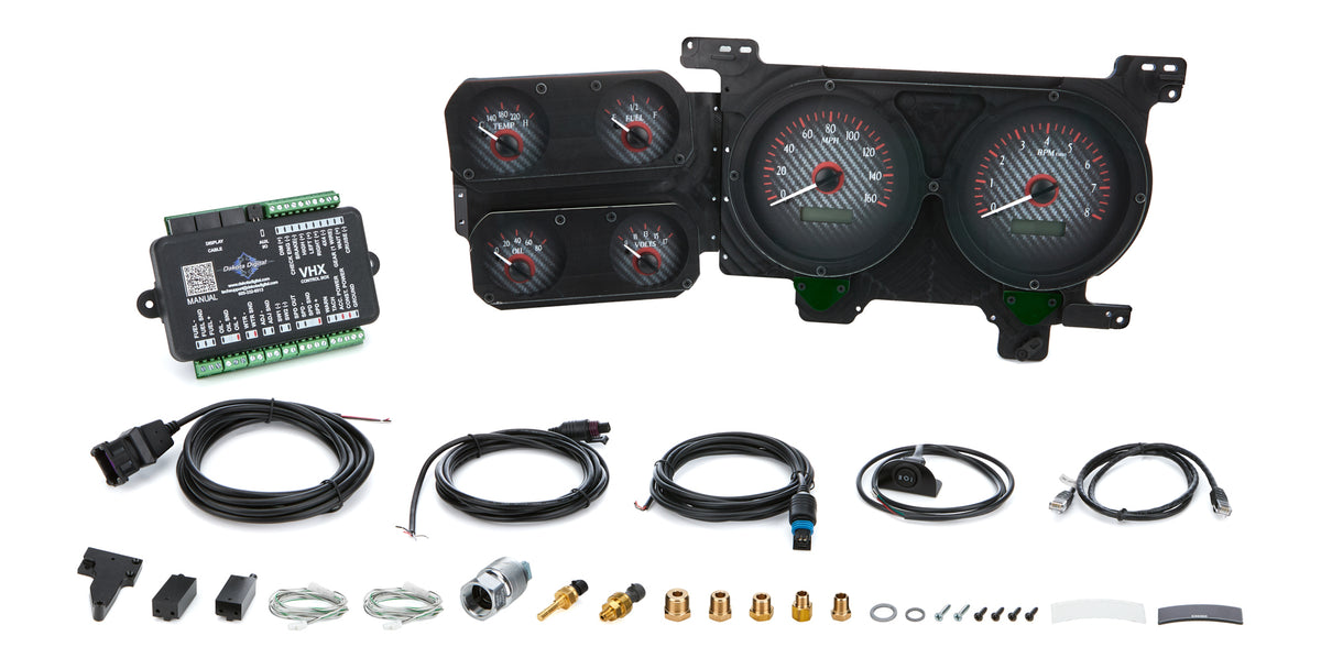 Système d'instrumentation VHX pour Chevy Pickup 1973-87