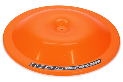 Dessus de filtre à air 14 po orange fluo