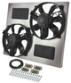 Ensemble double ventilateur de radiateur avec carénage en aluminium