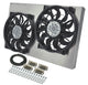 Double ventilateur de radiateur avec ensemble carénage en aluminium