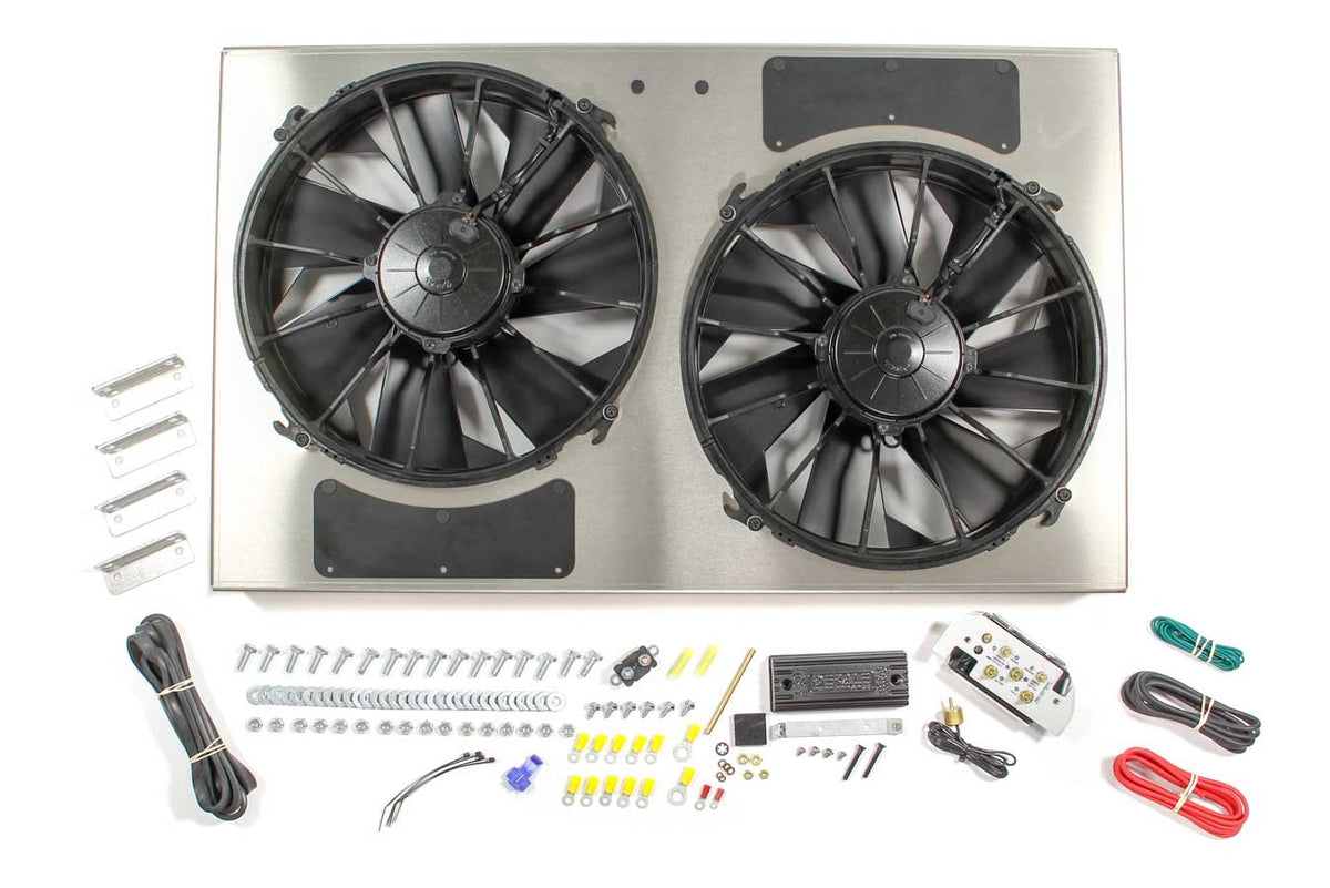 Ventilateur double PWM/Boîtier en aluminium