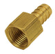 Raccord droit cannelé NPTF 1/2" x cannelure 1/2"